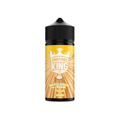 Pancake King 100ml Shortfill 0mg (70VG-30PG) - Flavour: Strawberry Buttercream Pancake