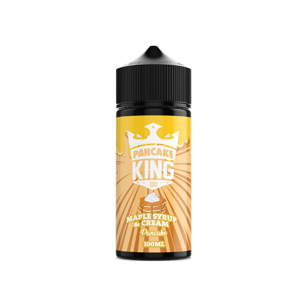 Pancake King 100ml Shortfill 0mg (70VG-30PG) - Flavour: Maple Syrup & Cream Pancake