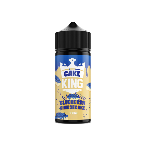 Cake King 100ml Shortfill 0mg (70VG-30PG) - Flavour: Strawberry & Vanilla Cheesecake