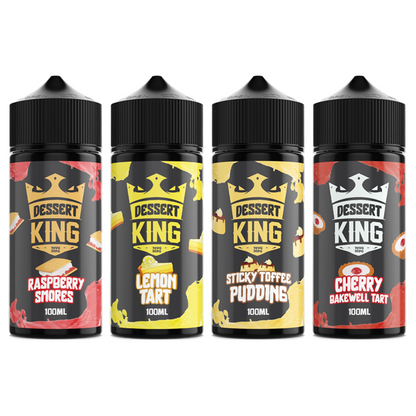 Dessert King 100ml Shortfill 0mg (70VG-30PG) - Flavour: Cherry Bakewell Tart