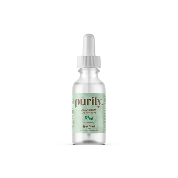 Purity 600mg Full-Spectrum High Potency CBD Olive Oil 30ml - Flavour: Mint