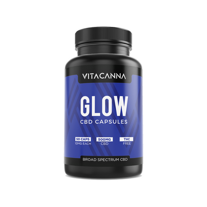 Vitacanna 500mg Broad Spectrum CBD Vegan Capsules - 50 Caps - Flavour: Repair