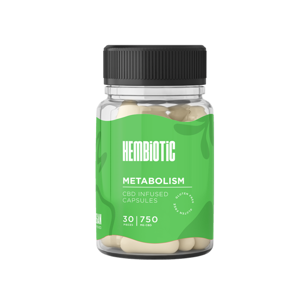 Hembiotic 750mg CBD Capsules - 30 Caps - Flavour: Multivitamin