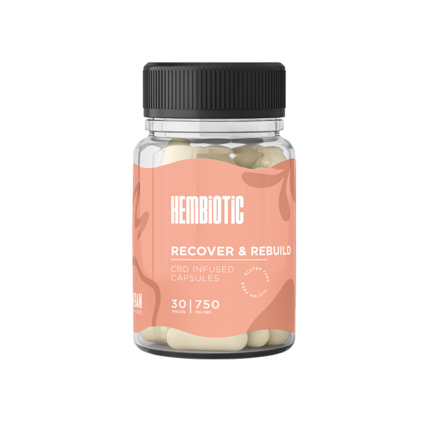 Hembiotic 750mg CBD Capsules - 30 Caps - Flavour: Probiotics