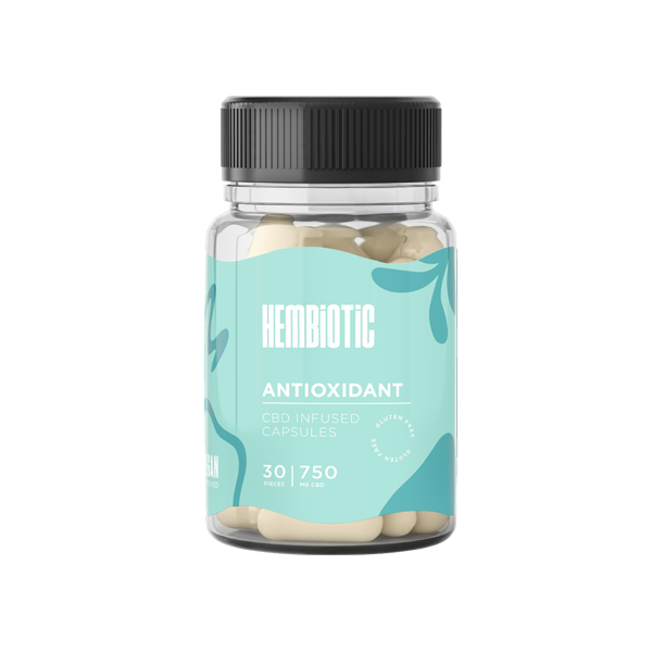 Hembiotic 750mg CBD Capsules - 30 Caps - Flavour: Mental Clarity