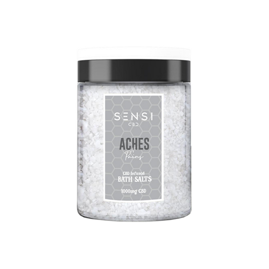 Sensi CBD 1000mg CBD Infused Bath Salts - 700g (BUY 1 GET 1 FREE) - Flavour: Aches N' Pains
