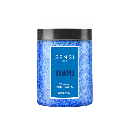 Sensi CBD 1000mg CBD Infused Bath Salts - 700g (BUY 1 GET 1 FREE) - Flavour: Muscle Relief