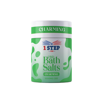1 Step CBD 1000mg CBD Bath Salts - 500g (BUY 1 GET 1 FREE) - Flavour: Cool Breeze