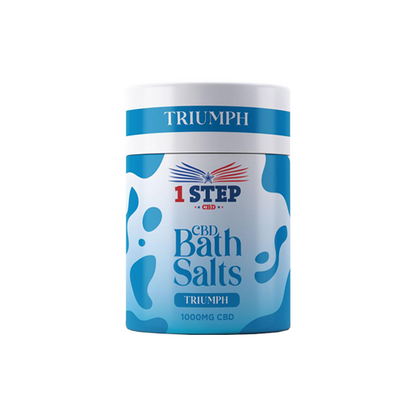 1 Step CBD 1000mg CBD Bath Salts - 500g (BUY 1 GET 1 FREE) - Flavour: Cool Breeze