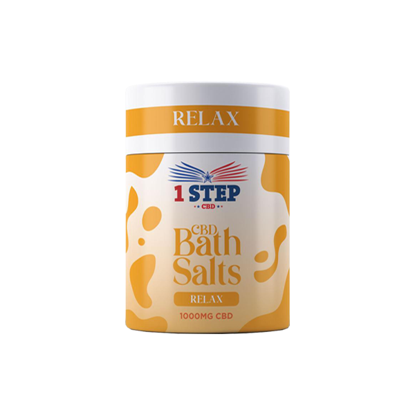 1 Step CBD 1000mg CBD Bath Salts - 500g (BUY 1 GET 1 FREE) - Flavour: Relax