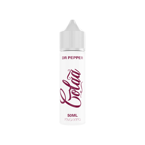 Colaa 50ml Shortfill 0mg (70VG-30PG) - Flavour: Raspberry & Quantity: x10