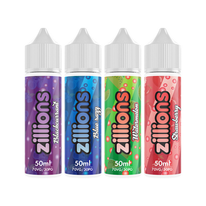 Zillions 50ml Shortfill 0mg (70VG-30PG) - Flavour: Spearmint & Quantity: x1