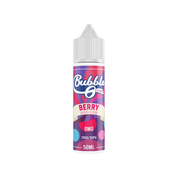 Bubble O 50ml Shortfill 0mg (70VG-30PG) - Flavour: Strawberry Bubblegum & Quantity: x1