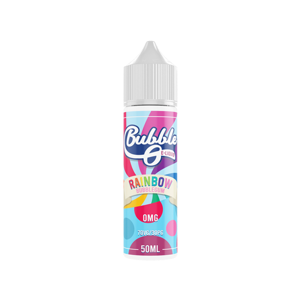 Bubble O 50ml Shortfill 0mg (70VG-30PG) - Flavour: Strawberry Bubblegum & Quantity: x10