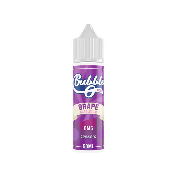 Bubble O 50ml Shortfill 0mg (70VG-30PG) - Flavour: Strawberry Bubblegum & Quantity: x10