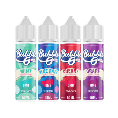 Bubble O 50ml Shortfill 0mg (70VG-30PG) - Flavour: Strawberry Bubblegum & Quantity: x10