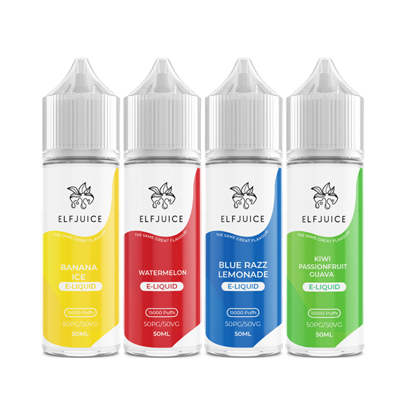 Elf Juice 50ml Shortfill 0mg (50VG-50PG) - Flavour: Strawberry Ice