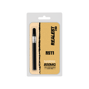 Realest CBD Bars 800mg CBD Disposable Vape Pen (BUY 1 GET 1 FREE) - Flavour: Platinum GSC