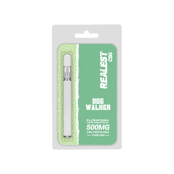 Realest CBG Bars 500mg CBG Disposable Vape Pen (BUY 1 GET 1 FREE) - Flavour: Dog Walker