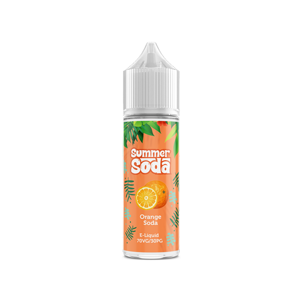 Summer Soda 50ml Shortfill 0mg (70VG-30PG) - Flavour: Orange Soda & Quantity: x10