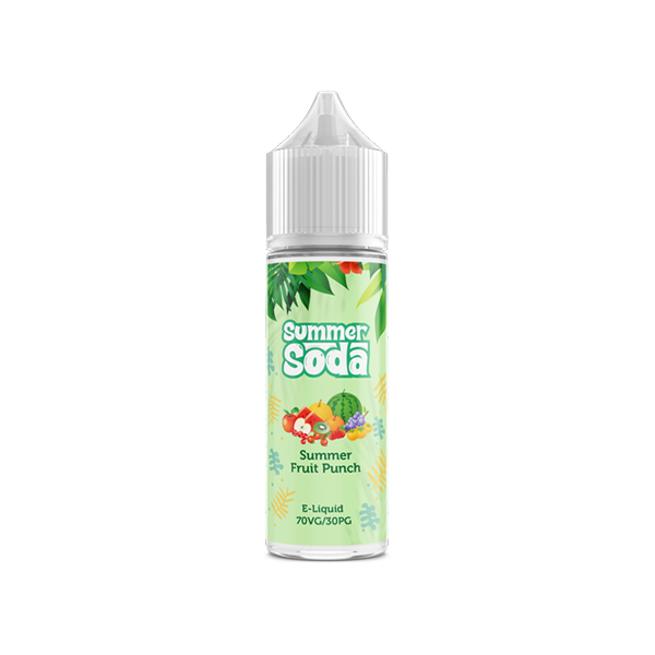 Summer Soda 50ml Shortfill 0mg (70VG-30PG) - Flavour: Apple Raspberry Fizz & Quantity: x1