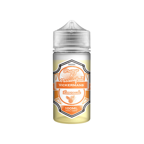 Vickermans Lemonade 100ml Shortfill 0mg (70VG-30PG) - Flavour: Kiwi N Lychee Lemonade