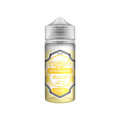 Vickermans Lemonade 100ml Shortfill 0mg (70VG-30PG) - Flavour: Rhubarb Lemonade