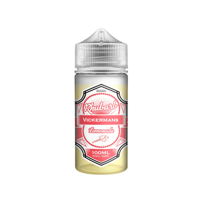 Vickermans Lemonade 100ml Shortfill 0mg (70VG-30PG) - Flavour: Rhubarb Lemonade