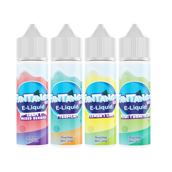 Fantango ICE 50ml Shortfill 0mg (70VG-30PG) - Flavour: Orange & Mango Ice & Quantity: x10