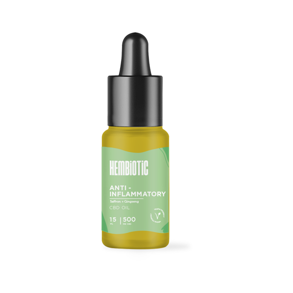 Hembiotic 500mg CBD Oil - 15ml - Flavour: Stress Relief