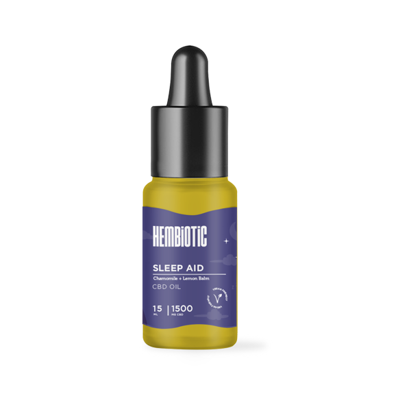 Hembiotic 1500mg CBD Oil - 15ml - Flavour: Stress Relief