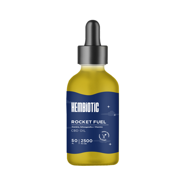 Hembiotic 2500mg Bulk CBD Oil - 50ml - Flavour: Morning Energy