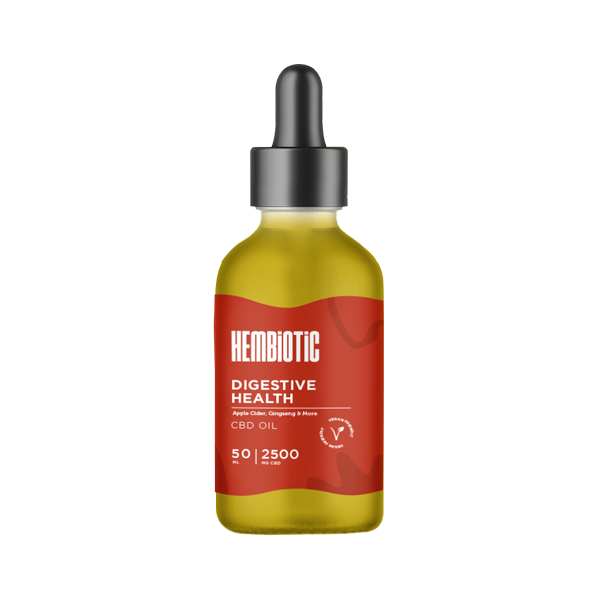 Hembiotic 2500mg Bulk CBD Oil - 50ml - Flavour: Anti-Inflammatory