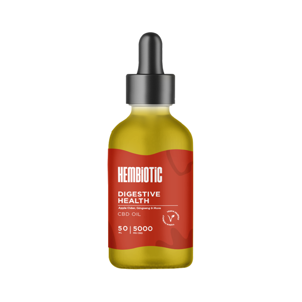 Hembiotic 5000mg Bulk CBD Oil - 50ml - Flavour: Anti-Inflammatory