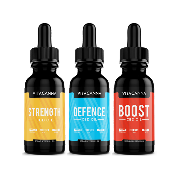 Vitacanna 2800mg Broad Spectrum CBD Oil - 30ml - Flavour: Boost