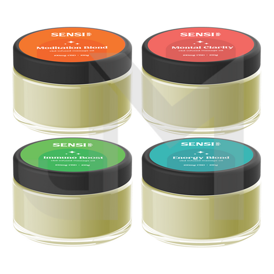 Sensi CBD 100mg CBD Massage Wax - 100g (BUY 1 GET 1 FREE) - Flavour: Meditation Blend