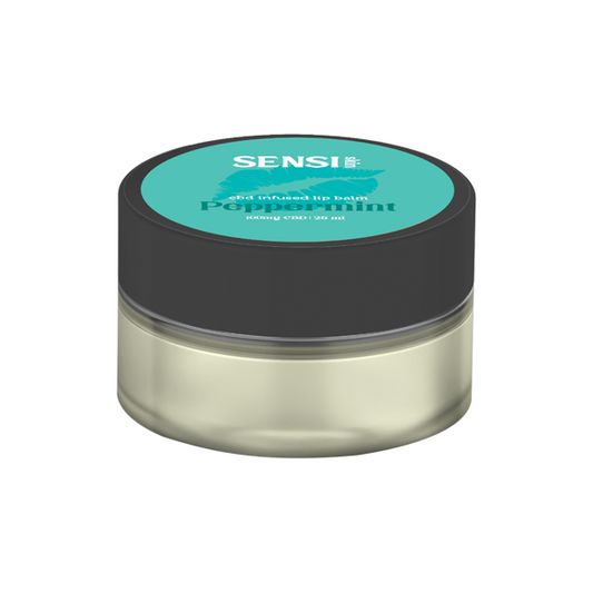 Sensi Skin 100mg CBD Lip Balm - 25ml (BUY 1 GET 1 FREE) - Flavour: Peppermint