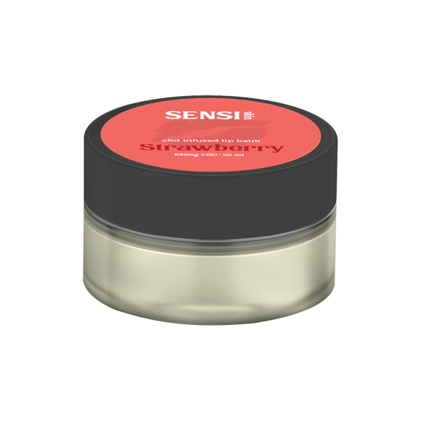 Sensi Skin 100mg CBD Lip Balm - 25ml (BUY 1 GET 1 FREE) - Flavour: Strawberry