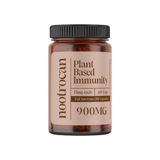 Nootrocan 900mg Full Spectrum CBD Capsules - 60 Caps - Flavour: Plant Based Immunity