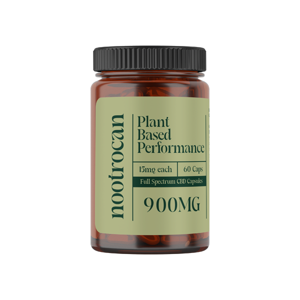 Nootrocan 900mg Full Spectrum CBD Capsules - 60 Caps - Flavour: Plant Based Performance