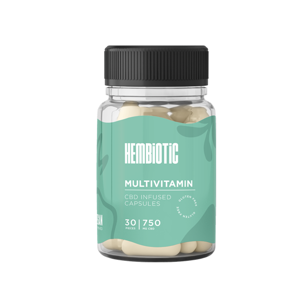 Hembiotic 750mg CBD Capsules - 30 Caps - Flavour: Relaxation