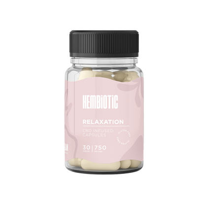 Hembiotic 750mg CBD Capsules - 30 Caps - Flavour: Recover & Rebuild