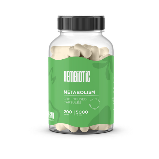 Hembiotic 5000mg Bulk CBD Capsules - 200 Caps - Flavour: Winter Defence