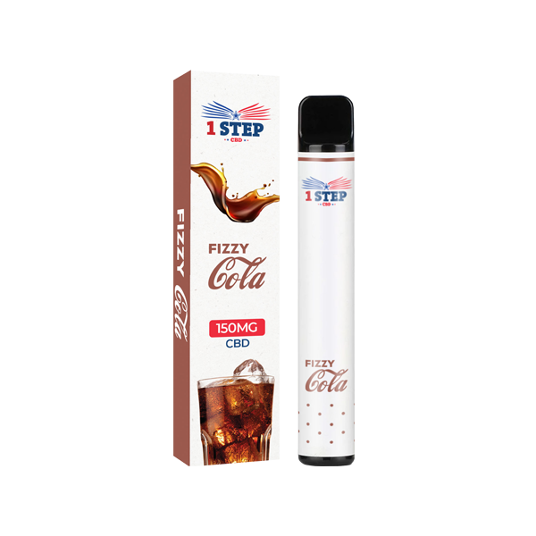 1 Step 150mg CBD Disposable Vape Device - Flavour: Fizzy Cola