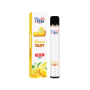 1 Step 150mg CBD Disposable Vape Device - Flavour: Lemon Tart