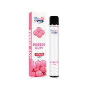 1 Step 150mg CBD Disposable Vape Device - Flavour: Bubble Gum