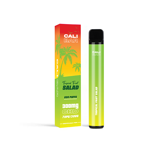 CALI BAR 300mg CBD Disposable Vape Device 600 Puffs - Flavour: Tropical Fruit Salad