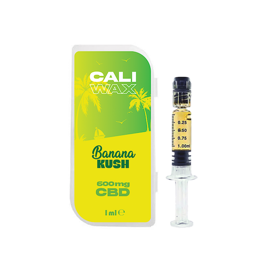 CALI Wax 600mg Full Spectrum CBD - 1ml - Flavour: Banana Kush