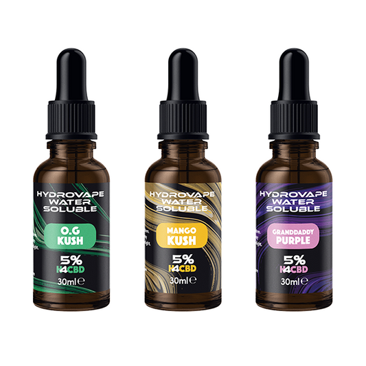 Hydrovape 5% Water Soluble  H4-CBD - 30ml - Flavour: Mango Kush