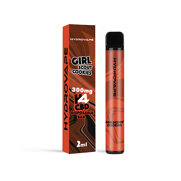 Hydrovape 300mg H4 CBD Disposable Vape Bar - 2ml - Flavour: Girl Scout Cookies